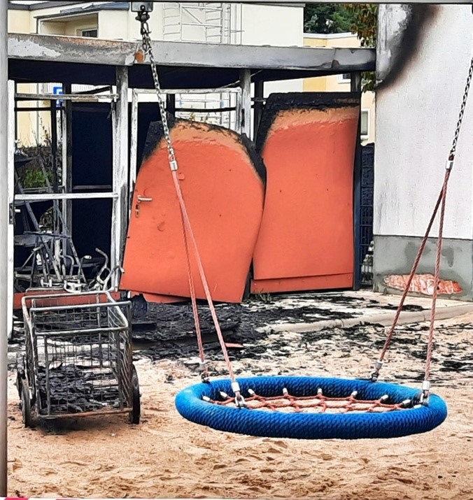 Rappelkiste Schuppenbrand