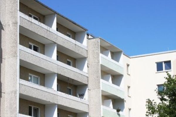 Seitenansicht Balkone